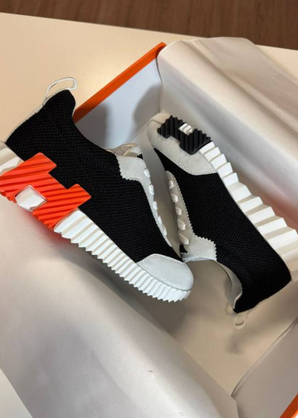 Hermès Bouncing Knit  – Black Orange