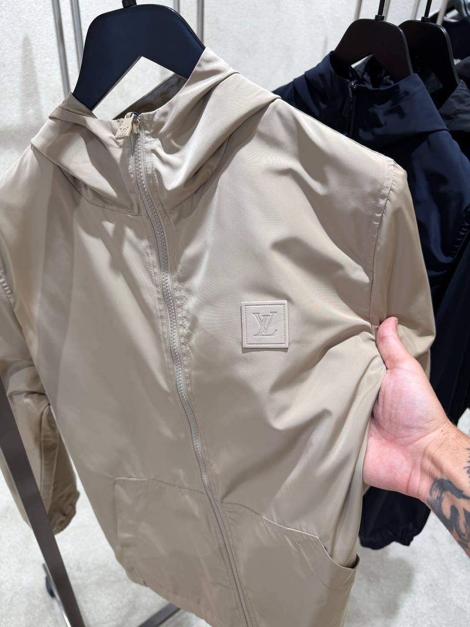 LV Beige Windbreaker