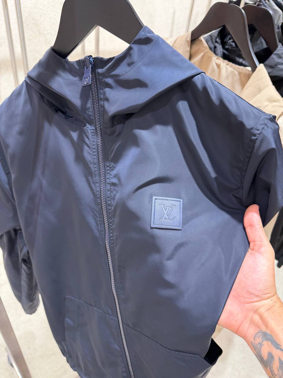 LV Blue Windbreaker